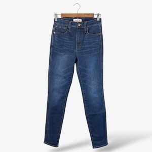 Madewell 10” High Rise Skinny Jeans Size 25 Tarren Wash Thermolite Edition K2432